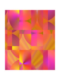 Hot Pink Mish Mash Photographic Print