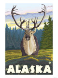 Buy Caribou in the Wild, Alaska at AllPosters.com