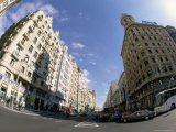 Plaza De Callao (Callao Square), Gran Via Avenue, Madrid, Spain, Europe