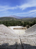 Ancient Greek Theatre, Epidaurus, Unesco World Heritage Site, Peloponnese, Greece, Europe