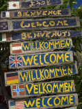 Welcome Signs, Laem Tong Beach, Phi Phi Don Island, Thailand, Southeast Asia, Asia