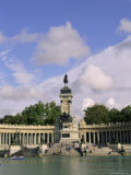 Monument to King Alfonso XII in El Retiro Park, Madrid, Spain, Europe