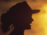 Buy Girl with Ponytail in Silhouette, UK, Europe at AllPosters.com