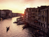 Buy The Grand Canal at Sunset, Venice, Unesco World Heritage Site, Veneto, Italy, Europe at AllPosters.com