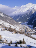 Valley Above Town of Solden in the Austrian Alps,Tirol (Tyrol), Austria, Europe