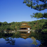 Kingkaku-Ji, Golden Temple, Original Built in 1397, Rebuilt in 1955, Kyoto, Kansai, Japan, Asia
