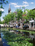 Canal, Delft, Holland (Netherlands), Europe