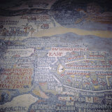 Madaba Mosaic Map, 6th Century AD, Detail Showing Jerusalem, Madaba, Jordan, Middle East