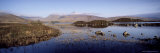 Lochain Na H'Achlaise and Black Mount Hills, Rannoch Moor, Western Highlands, Scotland, UK Photographic Print