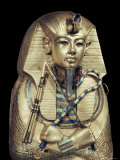 Mummiform Coffin of Gold with Inlaid Semi-Precious Stones and Glass-Paste, Egypt, North Africa