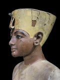 Buy Dummy Head of the Young King, Made from Stuccoed and Painted Wood, Egypt, North Africa at AllPosters.com