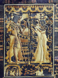 Buy Ivory Plaque from the Lid of Coffer, Tutankhamun and Ankhesenamun in Garden, Egypt, North Africa at AllPosters.com