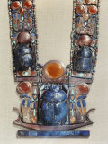 Pendant in the Form of a Boat Showing a Scarab, the Symbol of the God's Resurrection, Thebes, Egypt
