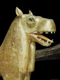 Head of a Funerary Couch in the Form of a Hippopotamus Goddess, Thebes, Egypt