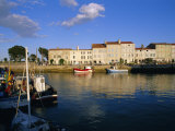 The Harbour and Quai Clemenceau, Saint Clement Village, Ile De Re, Charente Maritime, France