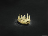 Bezel of a Ring Showing the King Venerating the Sun-God, Thebes, Egypt