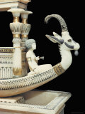 Prow of the Alabaster Boat Showing a Figure Thought to be Princess Mutnedjmet, Thebes, Egypt