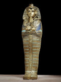 One of the Four Small Gold Mummiform Coffins Placed in the Canopic Urns, Thebes, Egypt
