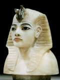 Stopper in the Form of the King's Head from One of the Four Canopic Urns, Thebes, Egypt