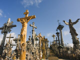 Hill of Crosses (Kryziu Kalnas), Thousands of Memorial Crosses, Lithuania, Baltic States