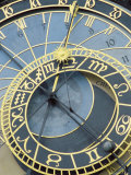 Old Town Clock on Town Hall at Old Town Square, UNESCO World Heritage Site, Czech Republic