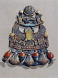 Pectoral in Gold Cloisonne with Semi-Precious Stones and Glass-Paste, Thebes, Egypt