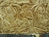Detail from a State Chariot Showing the Vanquished and Enslaved Enemies of Egypt, Thebes, Egypt