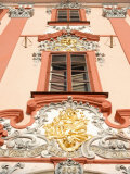 Buy Detail of Baroque Decoration on Facade of Building, Karlovarsky Region, Czech Republic at AllPosters.com