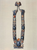 Necklace with Pendant in the Form of a Boat Showing a Scarab, Thebes, Egypt