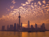 Buy Lujiazui Finance and Trade Zone, with Oriental Pearl Tower, and Huangpu River, Shanghai, China at AllPosters.com