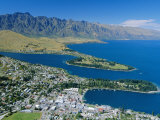 Buy Aerial View Over Resort of Queenstown, New Zealand, Australasia at AllPosters.com