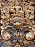 Buy Detail of Stone Carvings, Banteay Srei, Angkor, Cambodia, Indochina at AllPosters.com