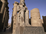 Statue of the Pharaoh Ramses II, Luxor Temple, Thebes, Unesco World Heritage Site, Egypt