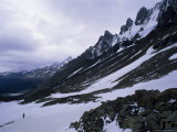 Buy Backpacker Climbing Pass to Get to Glacier Grey, in the Torres Circuit, Chile, South America at AllPosters.com