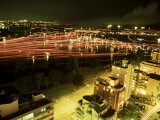 Buy Boats Streak Across the Bay after Firework Display, Vancouver, British Columbia (B.C.), Canada at AllPosters.com