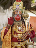 A Supposed Holy Man Dressed as Hanuman, Kathmandu, Nepal