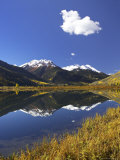 Buy Red Mountain Reflected in Crystal Lake, Near Ouray, Colorado at AllPosters.com