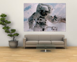 Astronaut Walking in Space