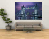 Tower Bridge at Night, London, UK
