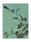 Dragonfly and Blooms