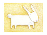 Pensive Bunny - Crayon Critter III