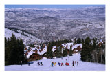 Buy Ski Fields of Deer Valley from "Sunset" Trail, Park City, Utah, USA at AllPosters.com