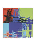 Brooklyn Bridge, c.1983 (Orange, Blue, Lime)