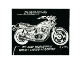 Buy Mineola Motorcycle, c.1985-86 at AllPosters.com