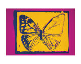 Vanishing Animals: Butterfly, c.1986 (Yellow on Purple)