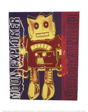 Moon Explorer Robot, c.1983 Art Print