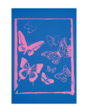 Vanishing Animals: Butterflies, c.1986 (Hot Pink on Blue)