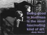 Good in Business Art Print