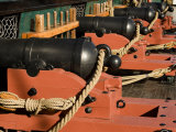 Cannons on the USS Constitution, Boston, Massachusetts