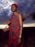 Buy Hamer Man Armed with Rifle to Protect Himself and his Cattle, Ethiopia at AllPosters.com